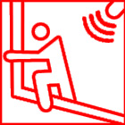 Einbruchmeldetechnik Einbruch Piktogramm